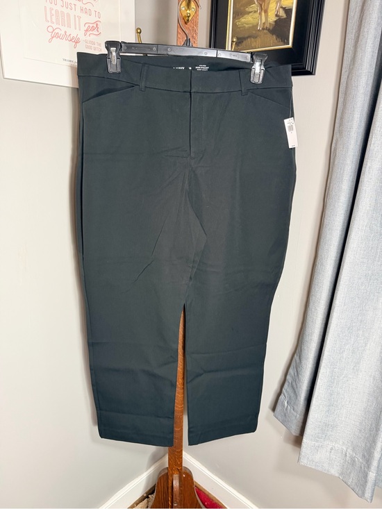 Old Navy Pants - Old Navy Black Pixie Straight Ankle length pants NWT 18